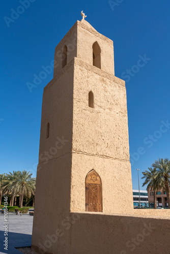 United Arab Emirates - Al Ain - Qasr Al Muwaiji Mosque - Minaret photo