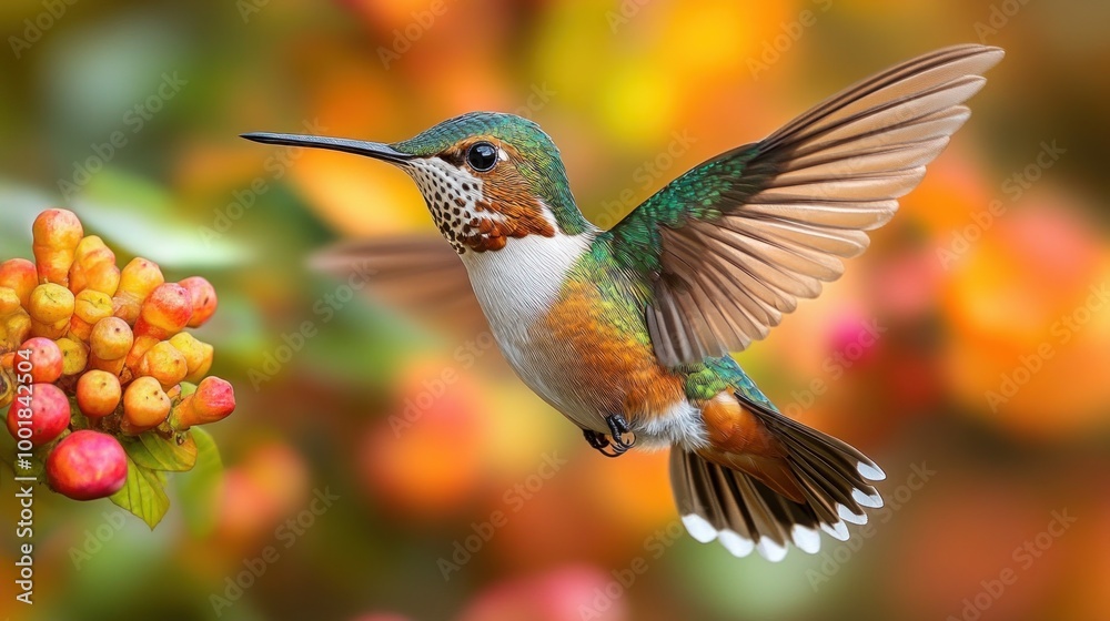 Hummingbird in Flight