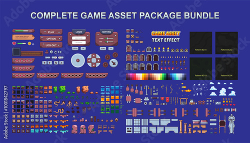 Complete game asset package bundle