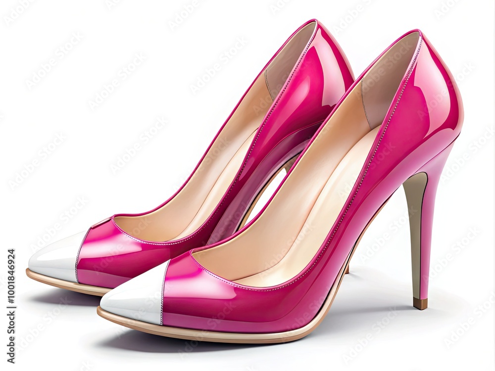 Stylish Pink and White High Heel Shoes Perfect for Fashionable Outfits and Special Occasions Stylish Pink and White High Heel Shoes Perfect for Fashionable Outfits and Special Occasions