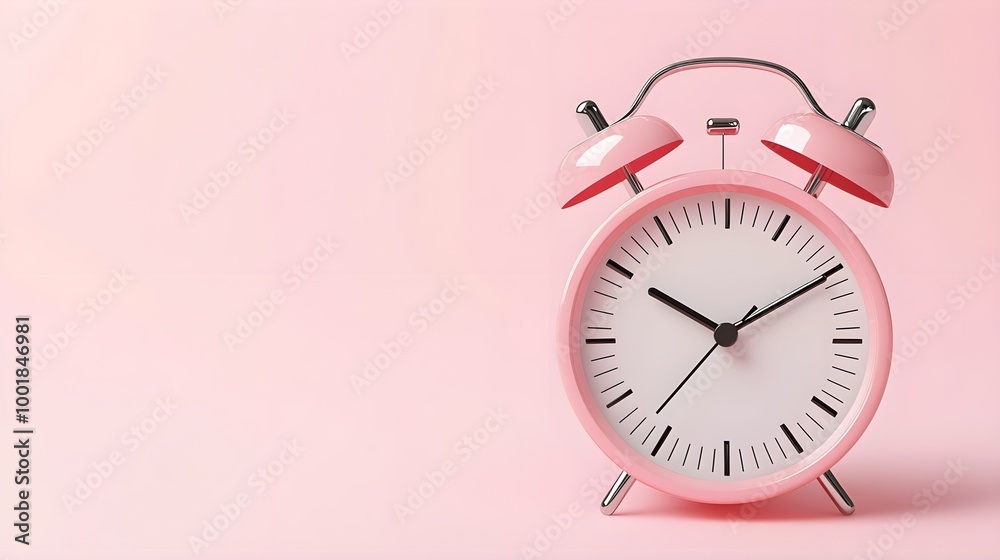 Pink Alarm Clock Time Minimalist Pink Alarm Clock Time Minimalist