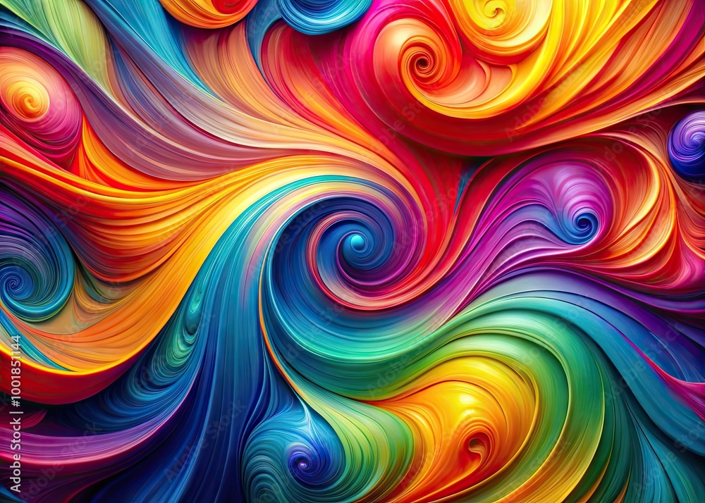 Vibrant Abstract Background with Colorful Swirls and Fluid Shapes for Creative Design Projects Vibrant Abstract Background with Colorful Swirls and Fluid Shapes for Creative Design Projects