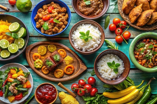 Wallpaper Mural Vibrant and Flavorful Cuban Dishes Showcasing Rich Culinary Traditions and Tropical Ingredients Torontodigital.ca