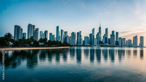 country skyline at sunset