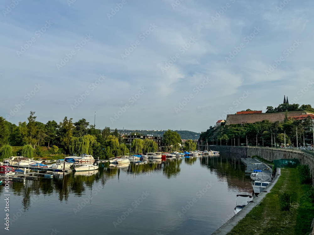 Prague, Czech Republic - July 19, 2024: Morning views of modern office towers and residential buildings on the outskirts of Prague in the Czech Republic
Prague, Czech Republic - July 19, 2024: Morning views of modern office towers and residential buildings on the outskirts of Prague in the Czech Republic
