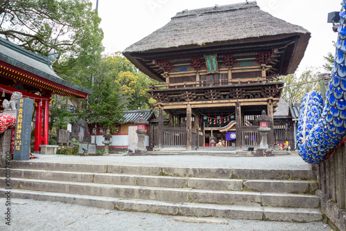 青井阿蘇神社の境内
