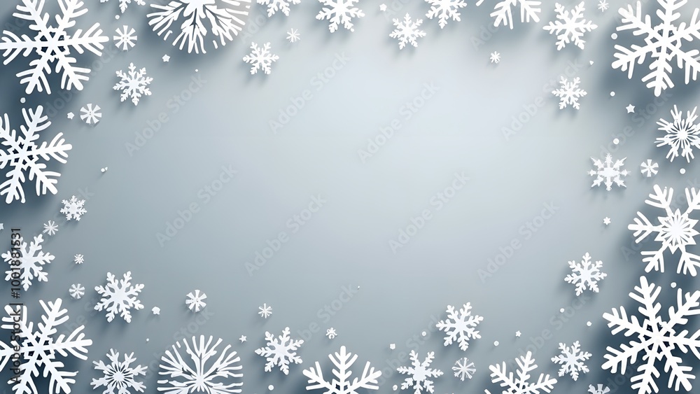 Snowy Frame Snowy Frame