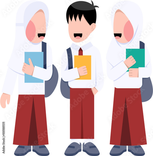 Students Of Indonesian Elementary School