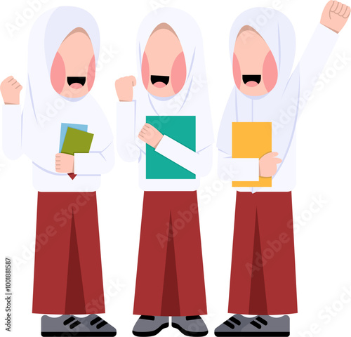 Students Of Indonesian Elementary School
