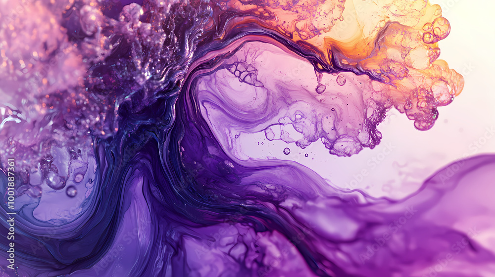 Abstract fluid art painting in ink technique with currents of translucent hues, snaking metallic swirls, tree, ai. Fluid Art. Illustration Abstract fluid art painting in ink technique with currents of translucent hues, snaking metallic swirls, tree, ai. Fluid Art. Illustration