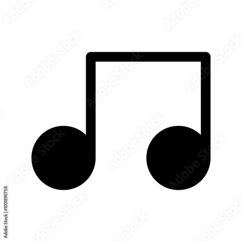 Music icon template