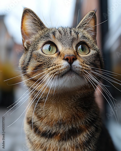 Marvelous Cat Portrait with Captivating Eyes