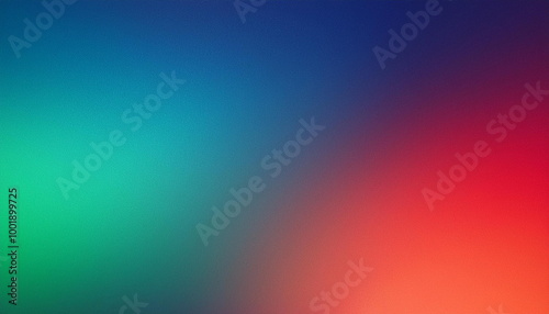 abstract grainy gradient color of blue, green and red background, modern abstract color background and wallpaper