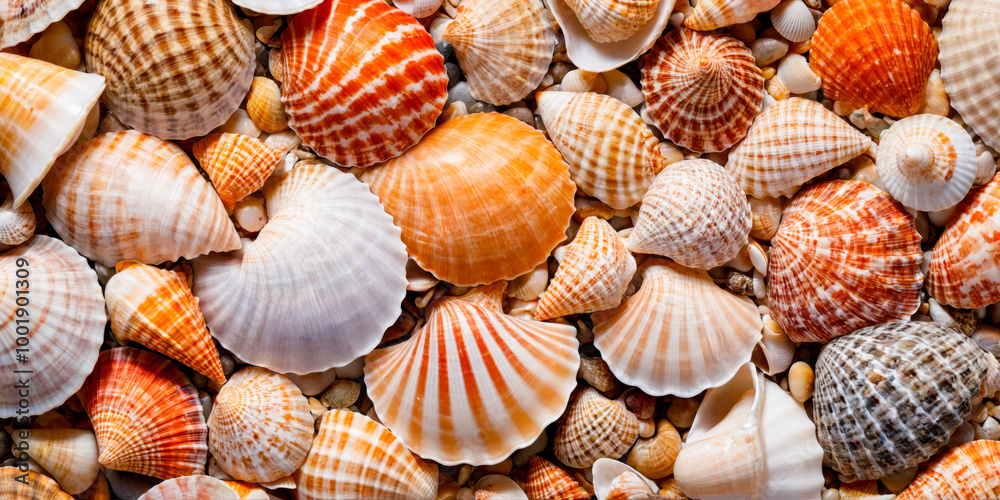 Seashell Texture Background. Seashell Texture Background.
