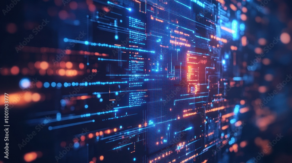 Fototapeta premium lights of fractal realms