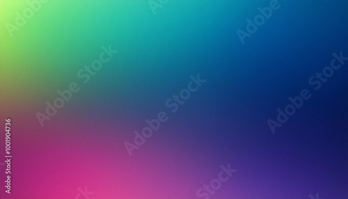 abstract grainy gradient color of blue, green and magenta background, modern abstract color background and wallpaper