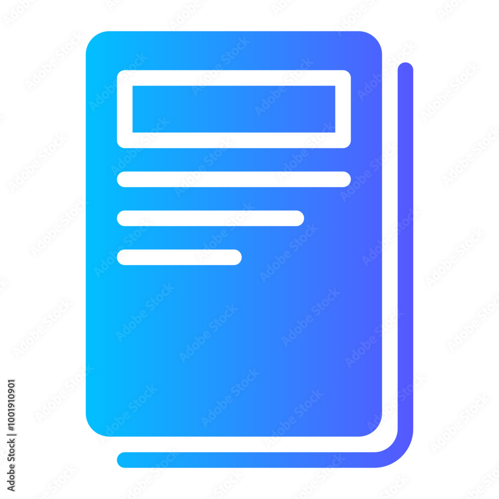 documentary gradient icon documentary gradient icon