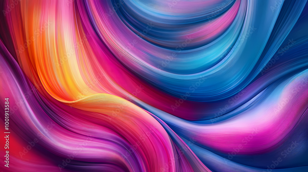 Vibrant gradients intertwining to form a captivating display of visual poetry. Visual Poetry. Illustration Vibrant gradients intertwining to form a captivating display of visual poetry. Visual Poetry. Illustration