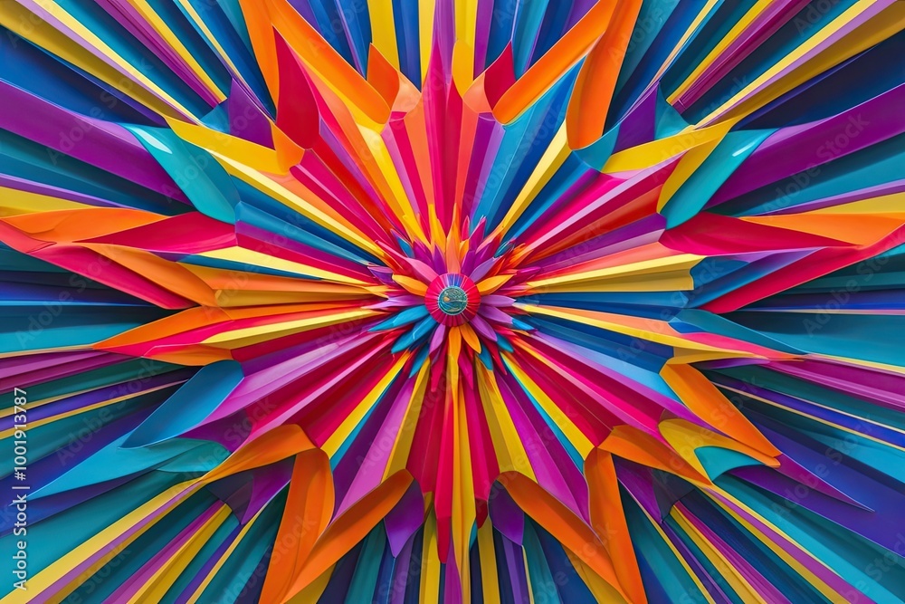 Vibrant 3D Shapes with Innovative Radiance and Colorful Designs Vibrant 3D Shapes with Innovative Radiance and Colorful Designs