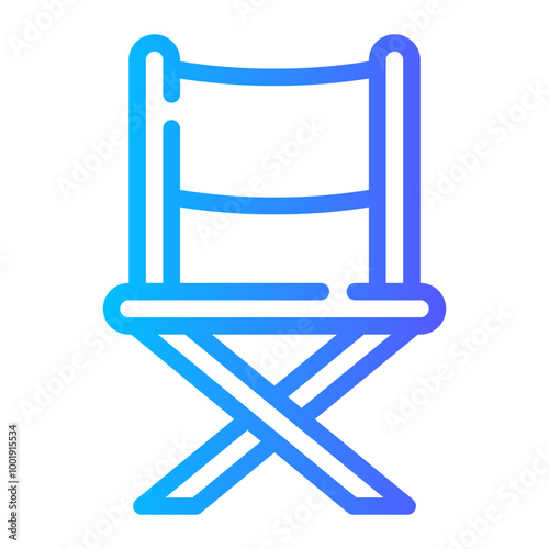 director chair gradient icon