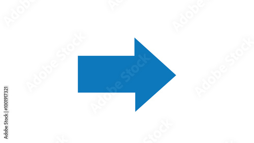 blue arrow icon