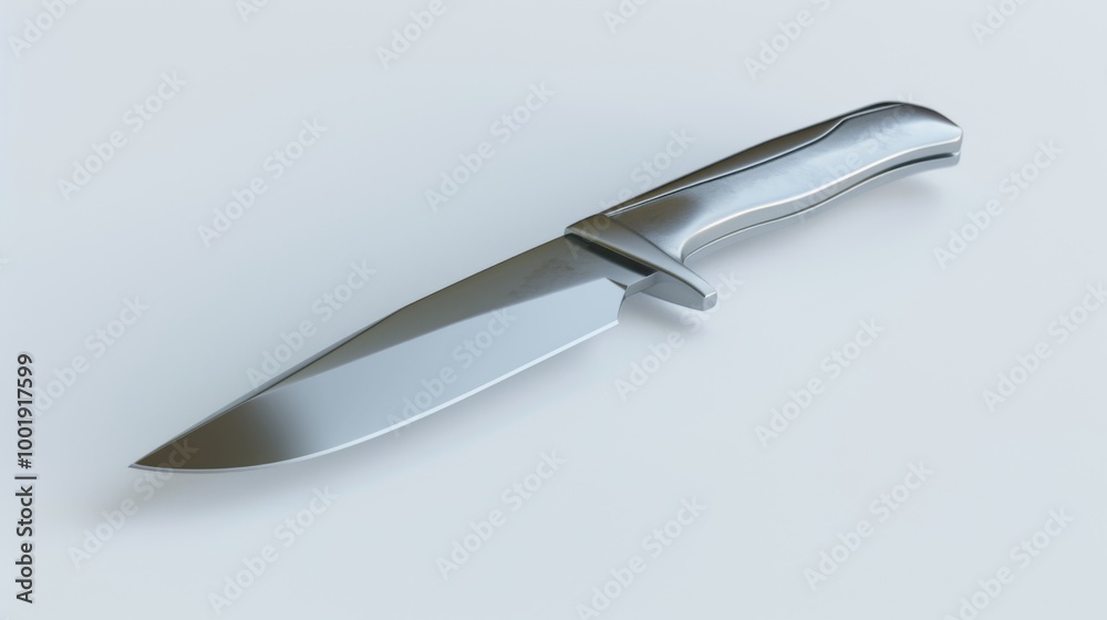 Fototapeta premium Minimalist 3D Utility Knife Design