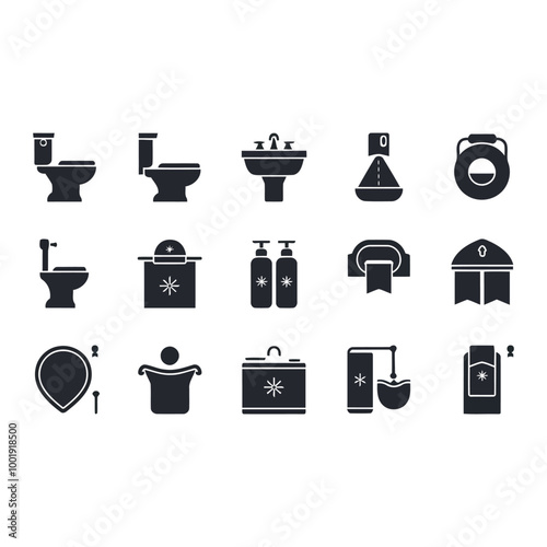 set of kitchen icons