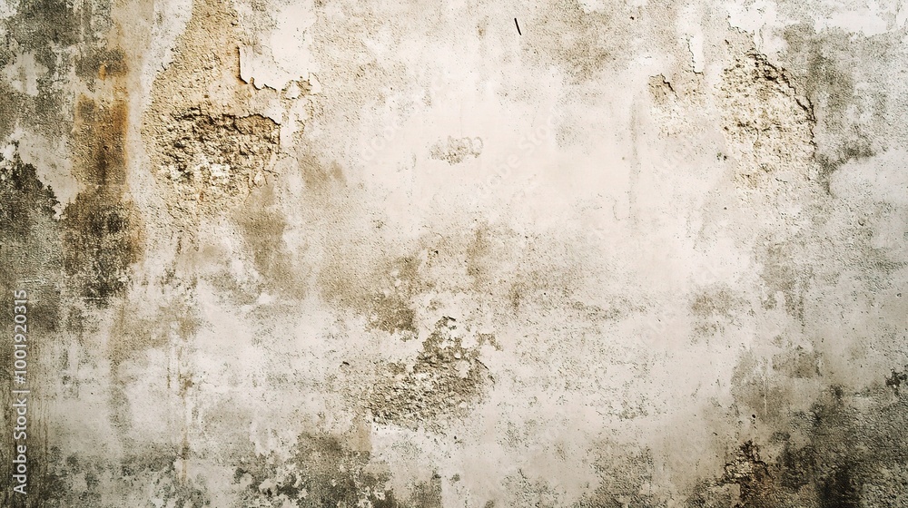 Fototapeta premium Textured Old Wall with Faded Paint and Cracks