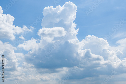 Blue sky and clouds for background