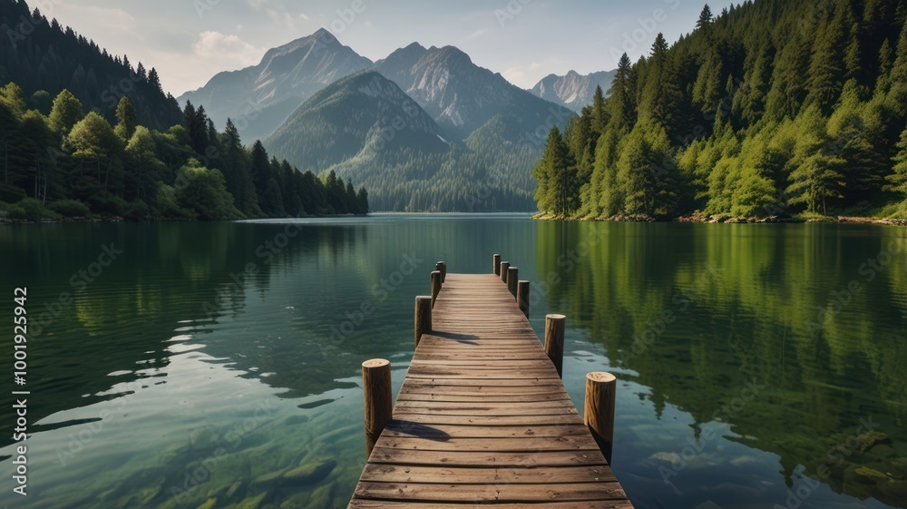 Tranquil Mountain Lake Tranquil Mountain Lake