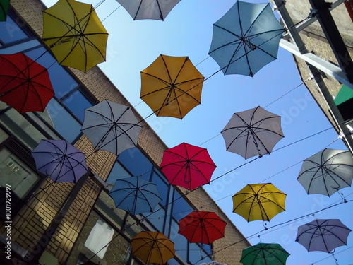 Photography Umbrellas in the sky