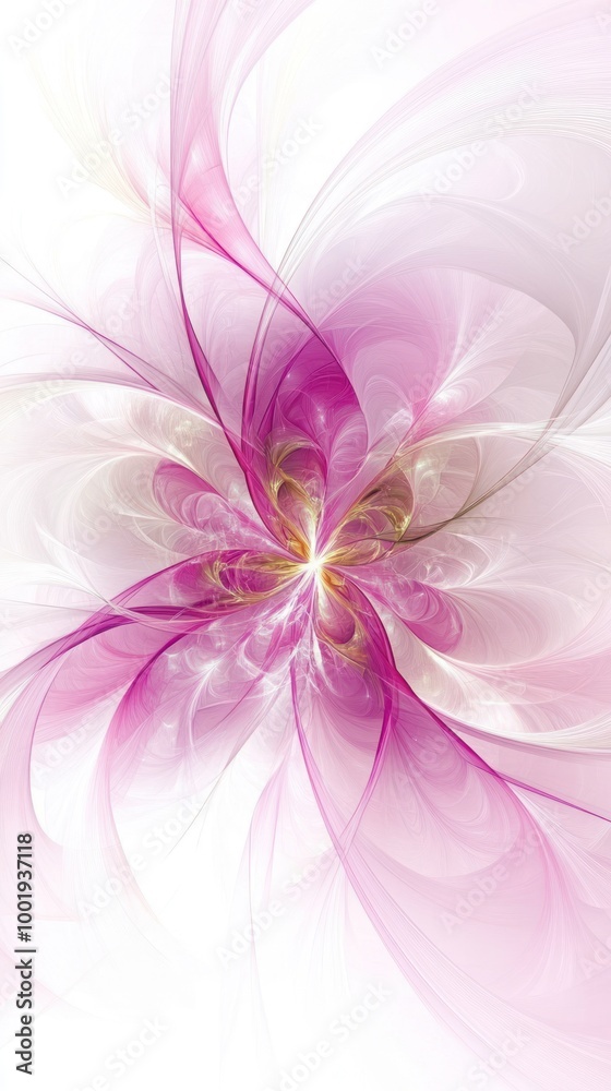 A soft, abstract floral design in pink and white, evoking a sense of tranquility and beauty. A soft, abstract floral design in pink and white, evoking a sense of tranquility and beauty.