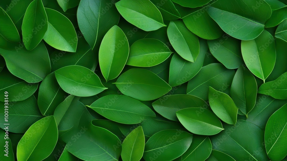 Obraz premium Discover the beauty of vibrant green leaves framed in minimalistic art, perfect for nature lovers and fresh decor.