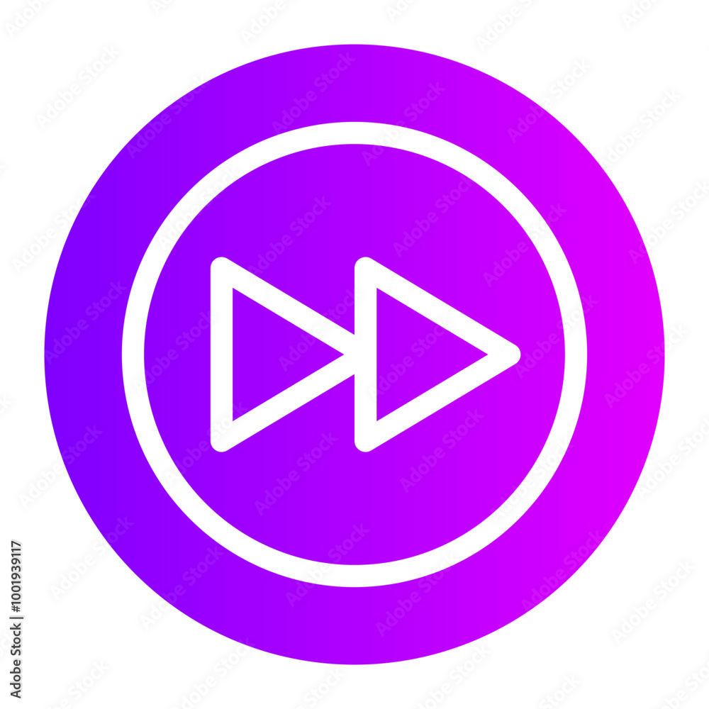 forward button gradient icon forward button gradient icon