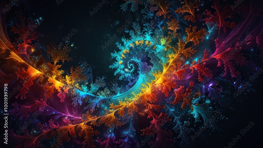 Abstract Colorful Spiral Abstract Colorful Spiral
