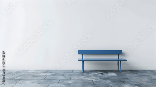 The image can be named Cozy Vintage Room with Wooden Floor and Simple Furniture