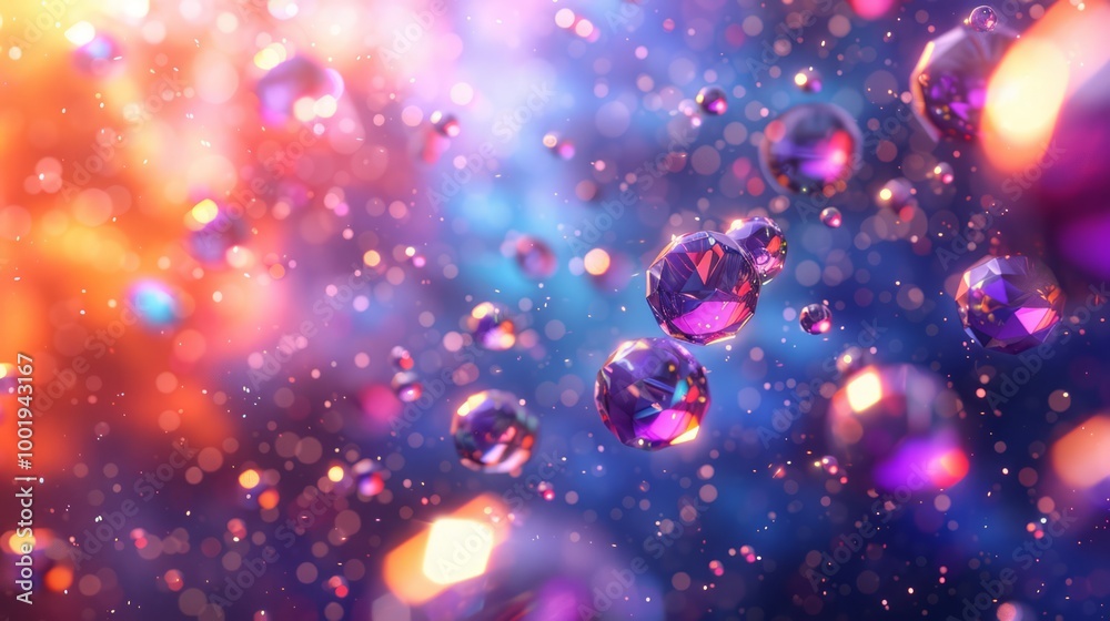 Crystal Energy in a Vibrant Galaxy Background Crystal Energy in a Vibrant Galaxy Background