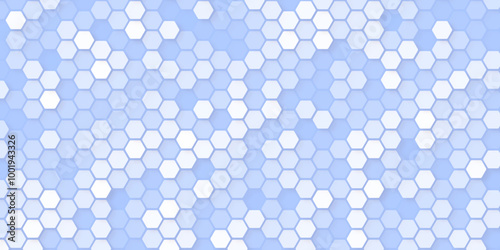 Futuristic abstract honeycomb mosaic white background. geometric mesh cell texture. White Hexagonal Background. Luxury White Pattern.