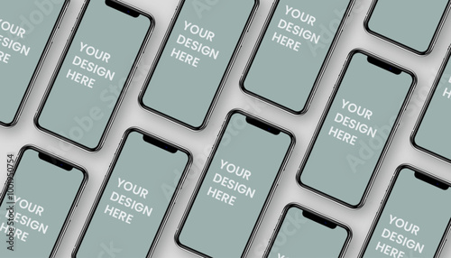 Realistic high quality smartphone mockup