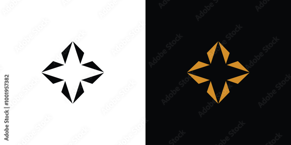 Modern and elegant star logo design Modern and elegant star logo design