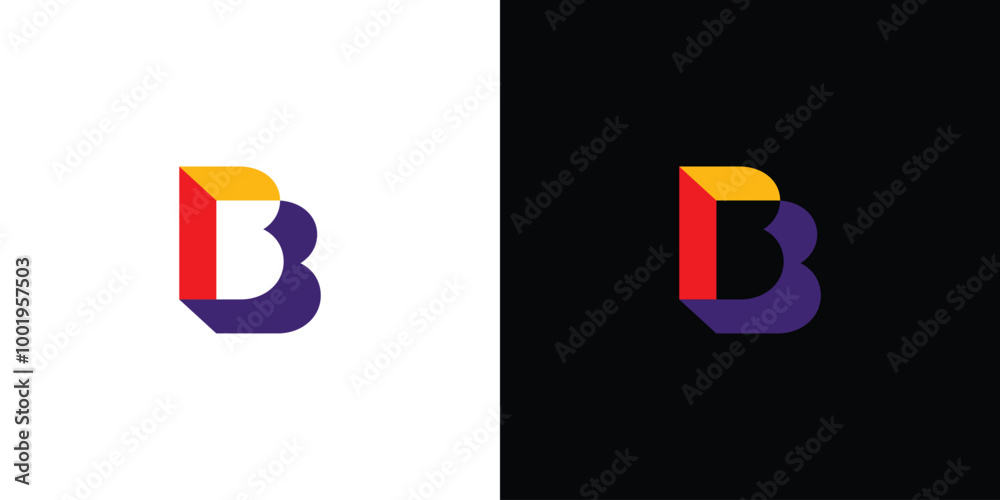 Modern and unique B logo design Modern and unique B logo design