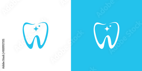 Modern and professional dental logo design