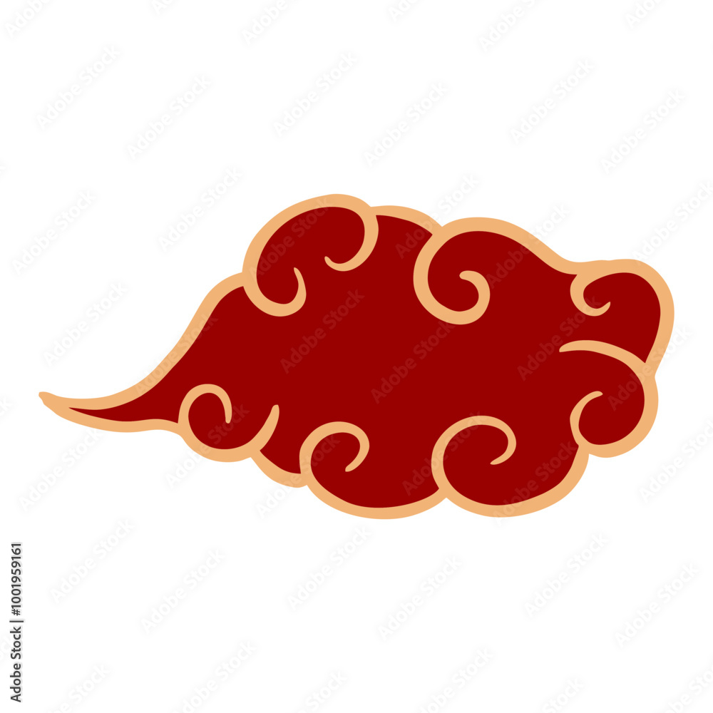 Asian oriental style cloud. Asian oriental style cloud.