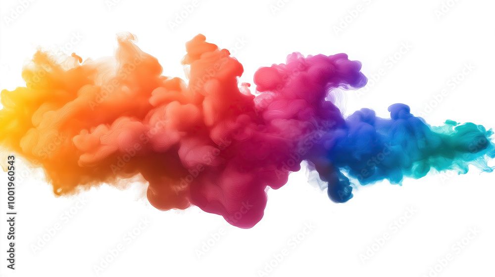 high quality explosion of pride rainbow paint isolate on transparency background high quality explosion of pride rainbow paint isolate on transparency background