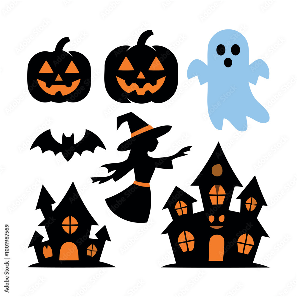 Fototapeta premium halloween set