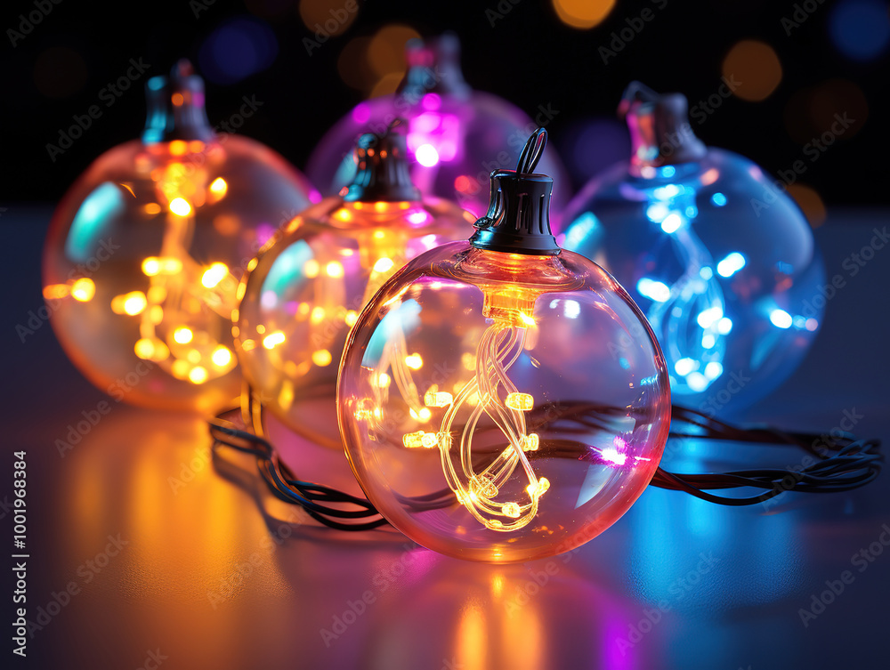 Christmas colorful lights