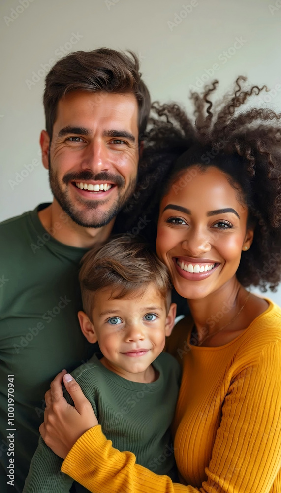 Portrait of a happy family Portrait of a happy family