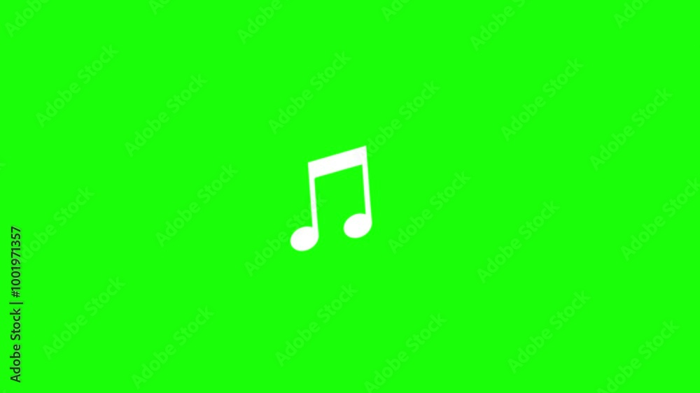 note music animated icon symbol note music do re mi fa sol la si do green screen 4k looping note music animated icon symbol note music do re mi fa sol la si do green screen 4k looping