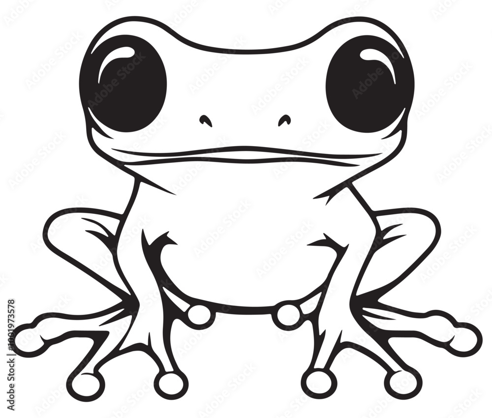 Tom jerry style frog cartoon, Outline frog, Frog colouring page for kids Tom jerry style frog cartoon, Outline frog, Frog colouring page for kids