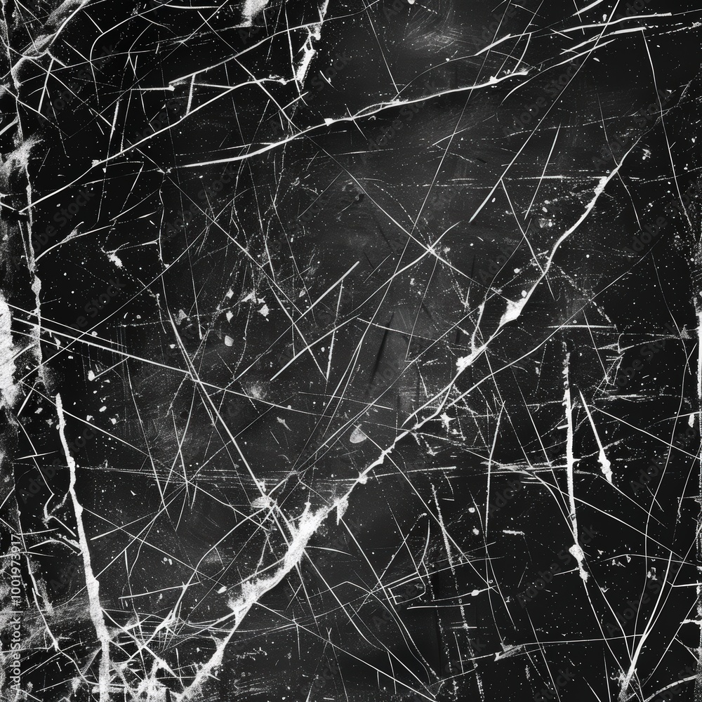 Scratched black surface Scratched black surface